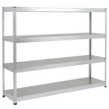 Rayonnage Rapid 1 4 Tablettes Metal 1980x1830x610 Zingue