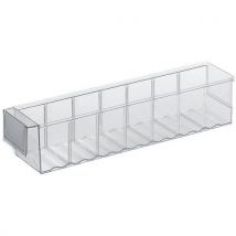 Bac-tiroir Lxlxh=400x91x81mm Transparent
