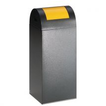 Poubelle Tri Anti-feu - 60 L - Antique Trappe Jaune