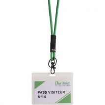 Porte-badges Souple - Antimicrobien - Transparent