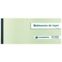 Carnet Quittance De Loyers 101/165cm 50 Feuillets