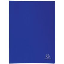 Protège-document Bleu Pp Souple Pochettes Opaque 100 Vues A4