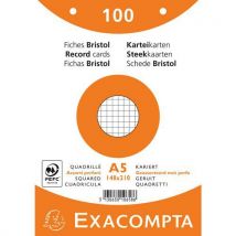 Set De 10 Paquets 100 Fiches Film Perforé 148x210mm Assortis