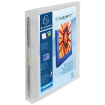 Classeur 4 Anneaux 30mm Pp Krea Cover A4 Maxi Incolore