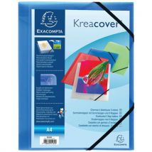 Set 25 Chemises 3 Rabats Pp Opaque Krea Cover A4 Assorties