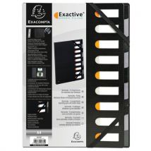 Trieur Rigide Extensible 9 Cases Noir Harmonika Noir