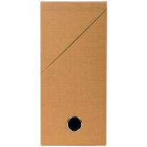 Boite Transfert Dos 120mm Papier Toilé Havane