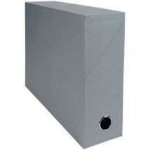 Boite Transfert Dos 90mm Papier Toilé Gris