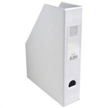 Porte-revues Pvc - Dos 70mm - Livrés À Plat - 23x31cm Blanc