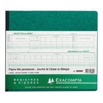 Piqûre Journal De Caisse Ou Banque À Tête Paresseuse 27x32cm