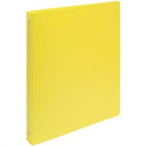 Lot de 20 - Classeur 4 Anneaux 30 Mm Pp Opaque - A4 Maxi Jaune