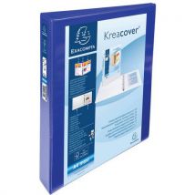 Classeur Pp Personnalisable 2 Anneaux 25mm A4 Maxi Bleu
