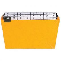 Paquet 24 Guides Alphabétiques À Onglet Pour Fiche 148x210mm