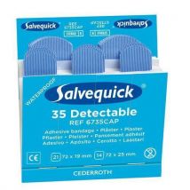 Recharge De 6 Boîtes De 35 Pansements Bleus Détectables