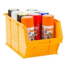 Lot de 5 - Bac À Bec Simple Jaune Tc5. 182 X 205 X 350 Mm (h X L X L)