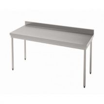 Table De Travail Adossée Inox - Hupfer