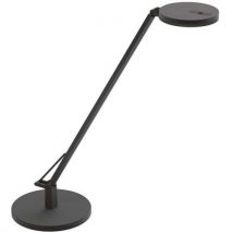 Lampe De Bureau Loola Bras Simple Noire - Socle