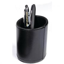 A918814 Pot À Crayons Satiné De 10x7 Cm Noir