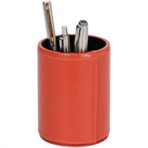 A918815 Pot À Crayons Satiné De 10x7 Cm Orange