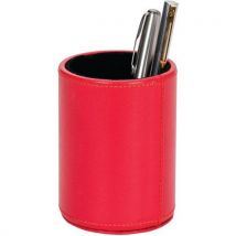 A918816 Pot À Crayons Satiné De 10x7 Cm Rouge