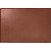 A918827 Sous-main Simple Satiné De 56x38cm Marron