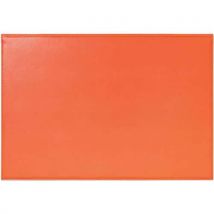 A918829 Sous-main Simple Satiné De 56x38cm Orange