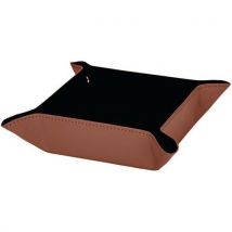 A918841 Vide Poche Satiné De 125x125x45cm Marron