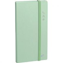 A918929 Répertoire Alphabétique Pastel De 88x17 Cm Avec Élastique Vert