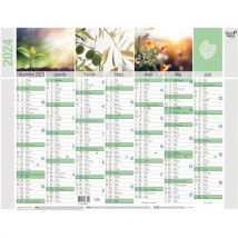 A753365 Calendrier Banque Recyclé Fr Equology Par 10 - 27x21cm