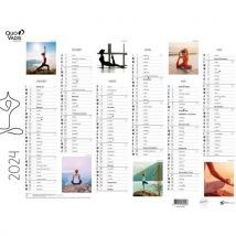 A850279 Calendrier 2024 Fantaisie 43x335 Yoga Par 10