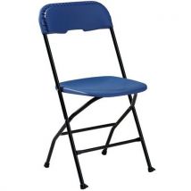 Chaise Pliante Toom Asscol.:bleu Ass. H:46 Cm
