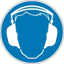 Panneau D'obligation Rigide Dia:20 Cm