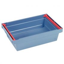 16l Wastepaper Bin Polypro Blue Fo Nd Ajoure