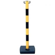 Poteau Jaune/noir Avec Socle