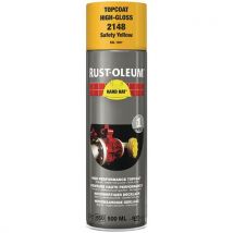 Peinture De Finition En Aérosol Hard Hat - 500ml - Jaune Sécurité