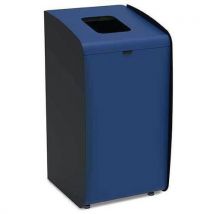 Borne À Déchets Modulaire Roxy - Bleu-noir - 80 L