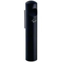 Medial - Cendrier Mural Inox 5L Noir Birkin - Capacité 5L - Résistant Extérieur