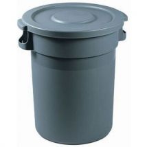 Conteneur Avec Couvercle Plat - Polypropylène - 80 L