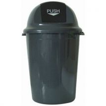 Conteneur À Trappe Push Gabipush - 80 L - Gris Foncé