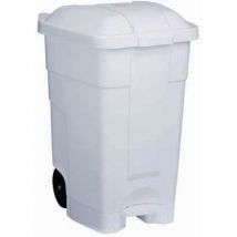 Conteneur Mobile À Pédale Contibasic - Blanc - 70 L