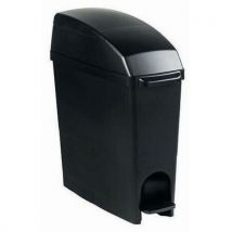 Poubelle Pour Sanitaire À Pédale Hygiène Féminine Noir - 15 L