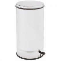 Medial - Poubelle à pédale Pelicante 80L Gris Acier Inoxydable - Intérieur/Extérieur - Gestion des déchets