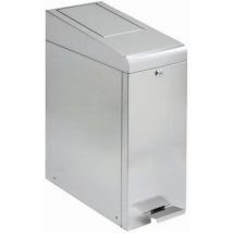 Poubelle Pour Sanitaire À Pédale Pour Hygiène Féminine Brinox - Brossé -45l