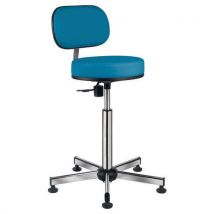 Siège Laboratoire Sur Patins Assise Confort Pétrole