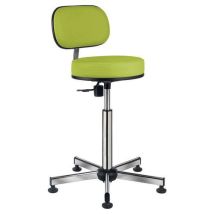 Siège Laboratoire Sur Patins Assise Confort Absinthe