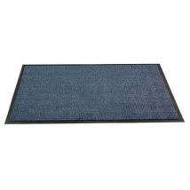 Tapis D'entrée Intérieur 90 X 120 Cm Bleu
