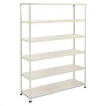 Rayonnage Manutan Rapid 2 1980x1525x455- 6 Niveaux Mélaminés