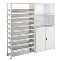 Kit 2 rayonnages Ad'vance : Visserie et Outillage 2000X1000X400 - Manorga