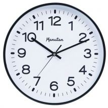 Horloge Murale À Quartz Noire