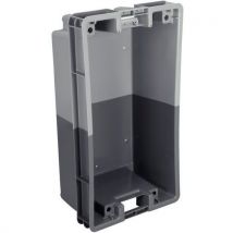 Schoeller Allibert - Bac gerbable emboîtable 60L bicolore gris/gris clair - Polyéthylène haute densité - Usage alimentaire - Recyclable